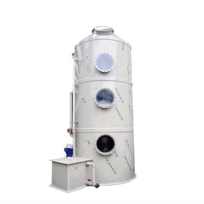 Tháp phun vật liệu PP Máy rửa ẩm để chiết xuất Tháp hấp thụ khí thải