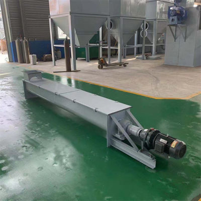 LS300 Thép không gỉ máy vận chuyển vít với tấm nắp cho tiết kiệm năng lượng nhà máy xi măng động cơ