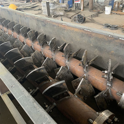 Hoạt động trơn tru Và thiết bị vận chuyển vít tiếng ồn thấp cho vật liệu vận chuyển nghiêng ngang hoặc đường ngắn