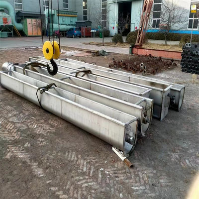 Rác thải y tế 304 thép không gỉ máy vận chuyển vít không trục 400~5000kg/h