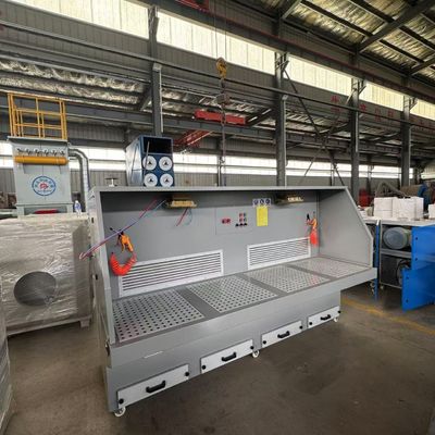 Bộ sưu tập bụi nghiền công nghiệp Bàn xuống với nền tảng loại bỏ bụi đánh bóng kim loại động cơ