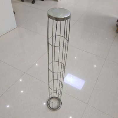 Xương xương hình tròn Plug In Dust Collector Filter Cages Cho túi lọc bụi / Baghouse
