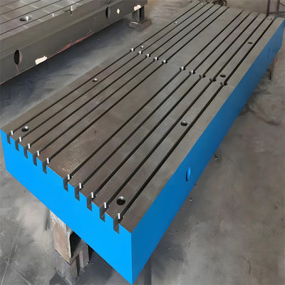 Máy dụng cụ Thép đúc thử nghiệm nền tảng Kiểm tra T khe cắm Bàn làm việc bề mặt Bàn