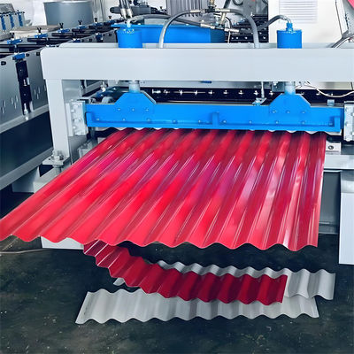Máy ép gạch thép galvanized Máy làm gạch kính