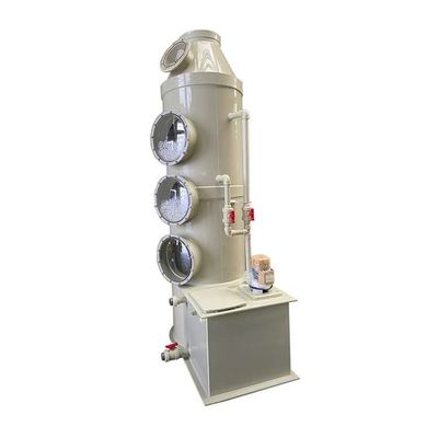 Máy rửa khí loại bỏ So2 Co2 Hệ thống làm sạch khí thải tháp Bàn chứa giường ướt Máy rửa nước cho ngành công nghiệp cống rãnh