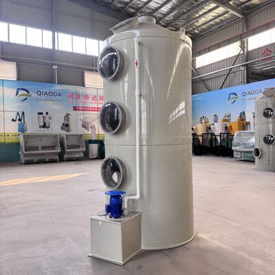 Tùy chỉnh xử lý khí thải axit kiềm PP / SS vật liệu ướt Scrubber Spray Tower