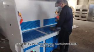 Bàn mài kim loại có hút bụi